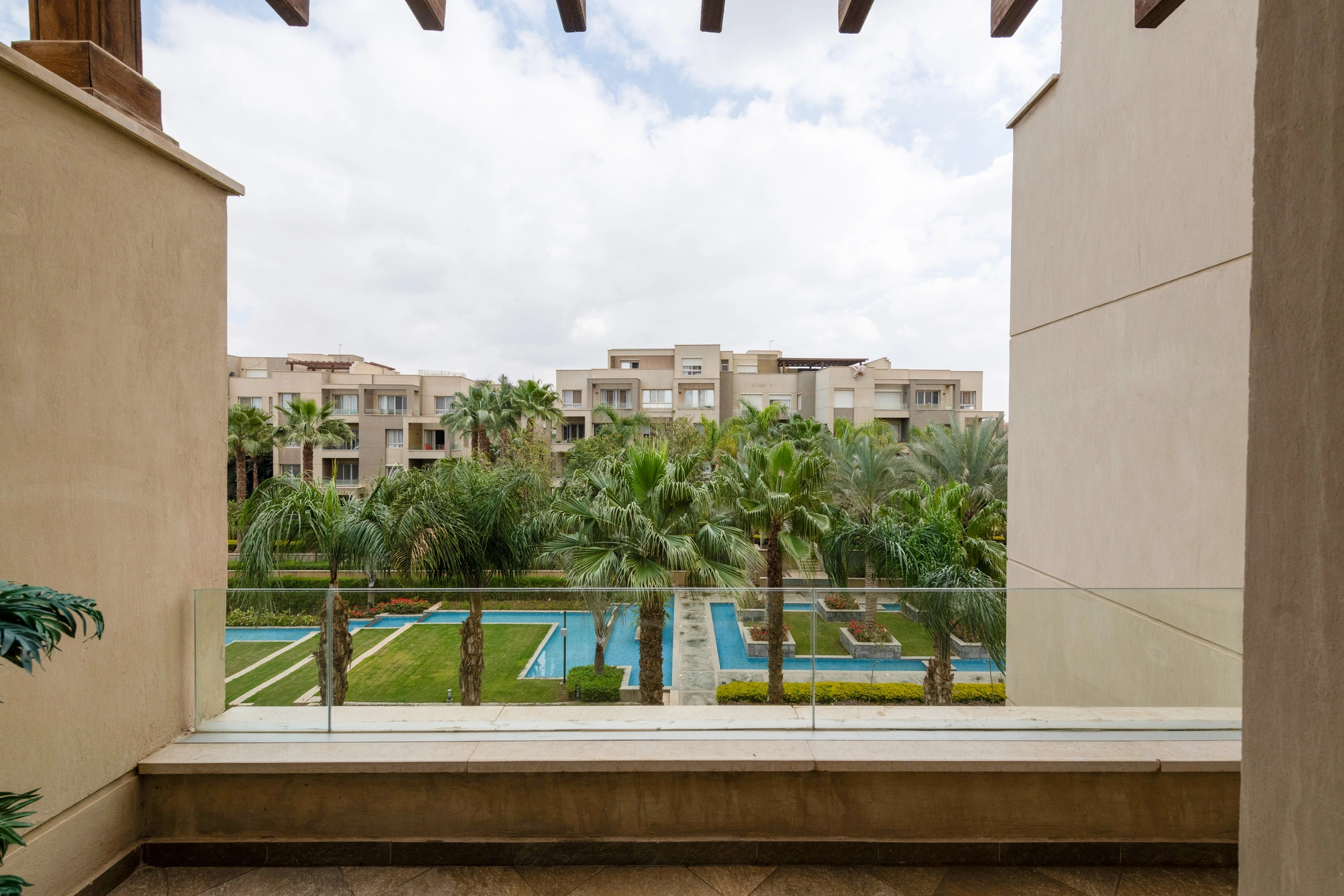 Golden Hour Rooftop 2BR with Park View | New Cairo