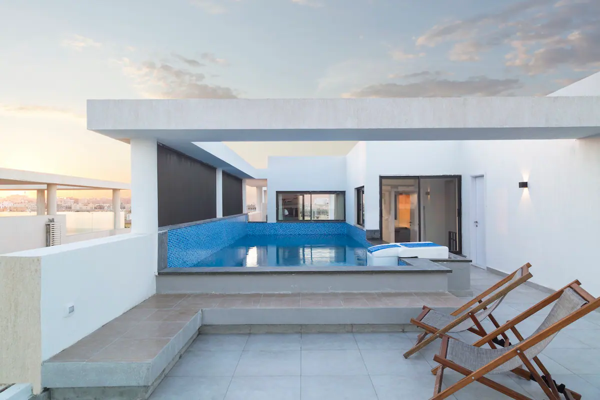 New Cairo 4BR Penthouse with Private Pool