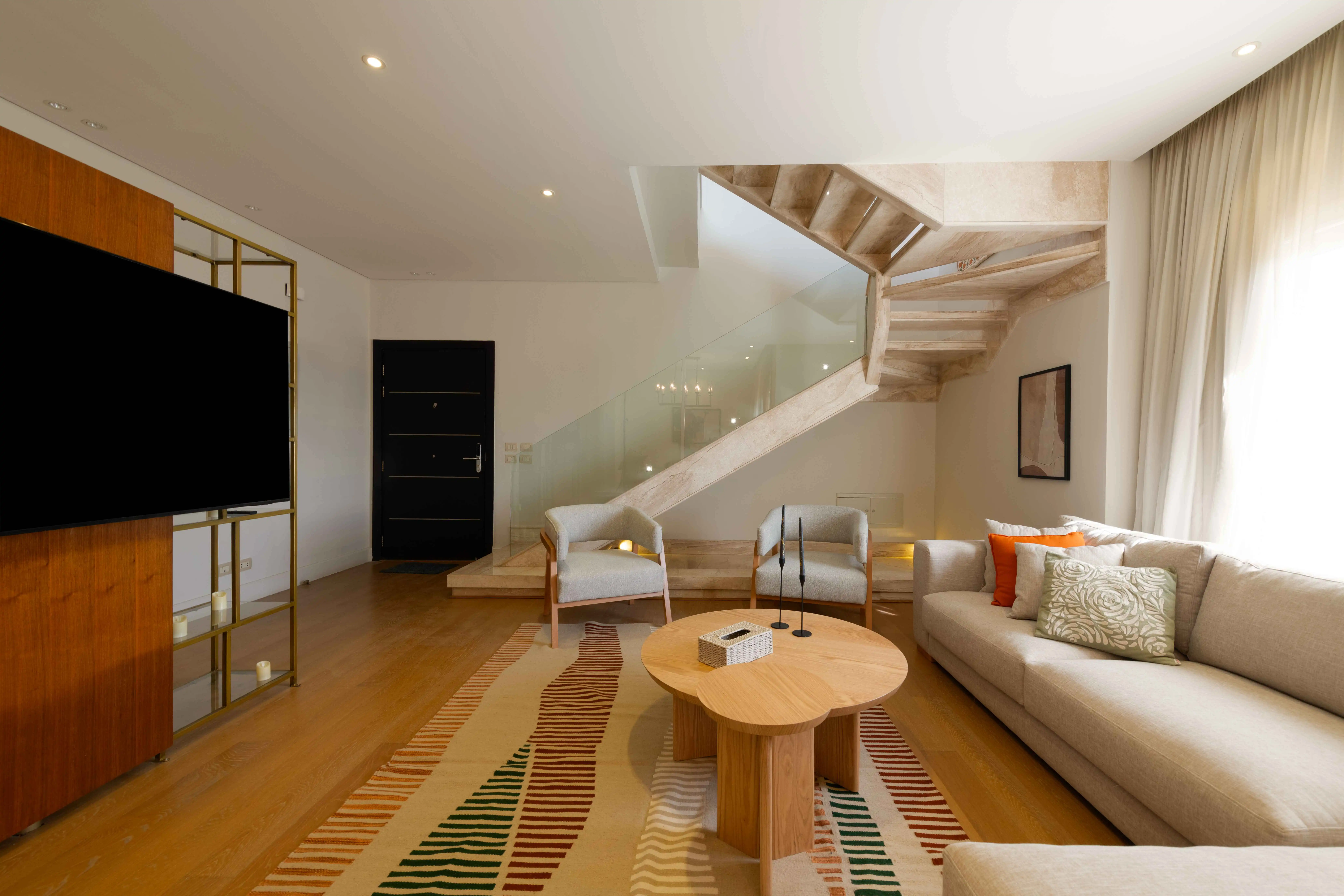 New Cairo | Modern 2BR Duplex Near Point 90 Mall & AUC